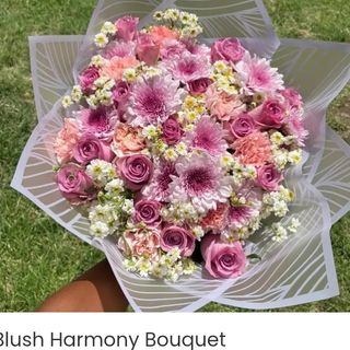 Blush harmony bouquet