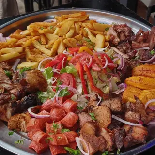 Full Honey Glazed Pork Platter for Four