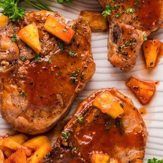Sweet and sour pork chops