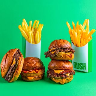 Burger x 4 + fries x 2