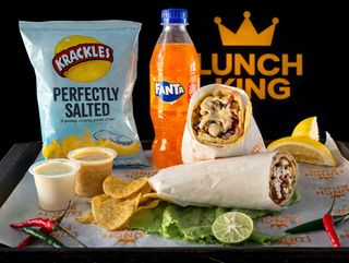 Tikka Chicken Kati Roll Combo