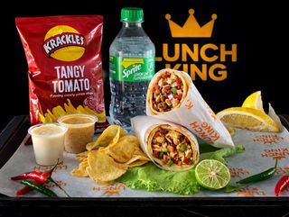 Honey Mustard Kati Roll Combo