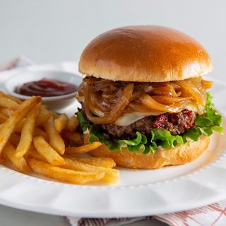 Tbone Beef Burger + Fries with free 250ml soda