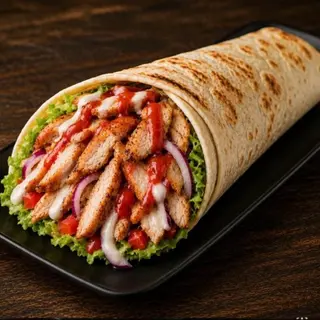 Medium shawarma roll