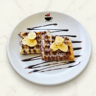 Chocolate Banana Waffle