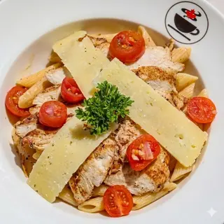 Grilled chicken pasta