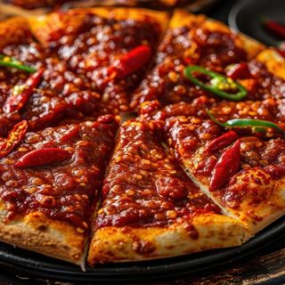 SPICY BEEF PIZZA