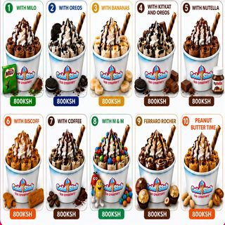 Milo Rolled Ice Cream