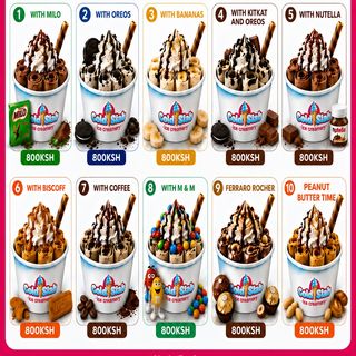 M & M Rolled Ice Cream