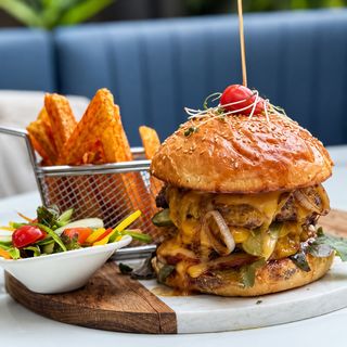 Robot Beef  Burger