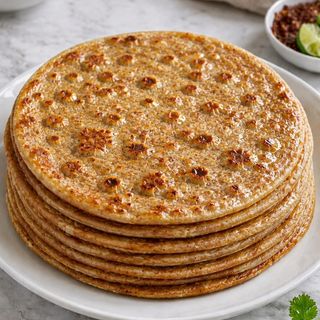 (2pcs)Brown chapati