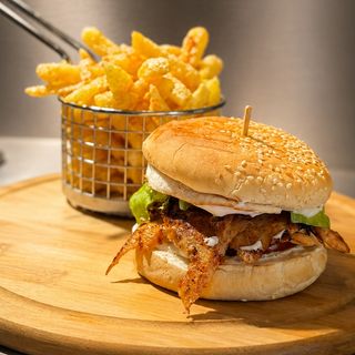 Shawarma Burger - Chips