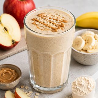 Apple Peanut Butter Protein Smoothie