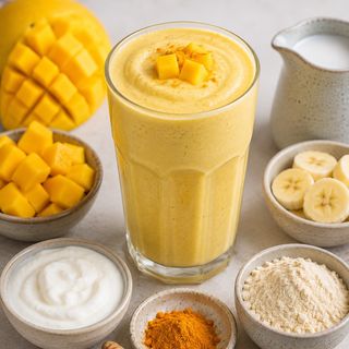 Tropical Mango Turmeric Protein Smoothie