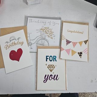 Blank cards