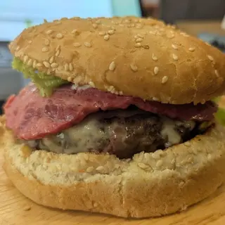 Биф Хэм Чизбургер - Beef Ham Cheeseburger