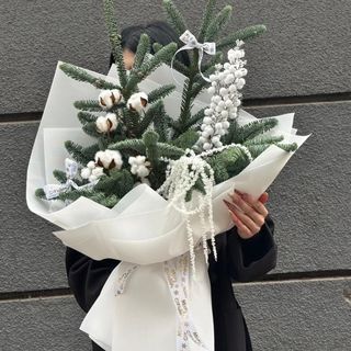 Новогодний букет "WHITE"