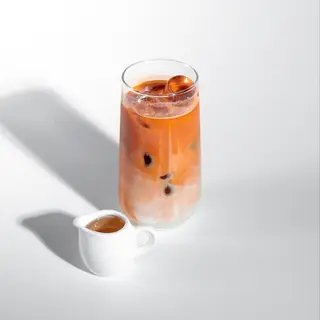 Айс латте с сиропом (250 мл.)