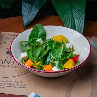 Салат с тыквой и сыром фета