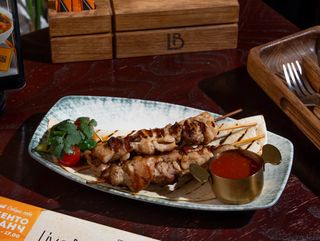 Мини шашлычки из курицы