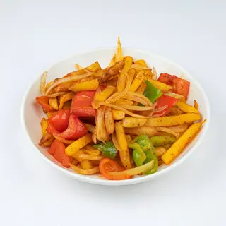 Фри с курицей