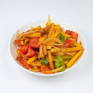 Фри с курицей