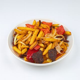 Фри с мясом