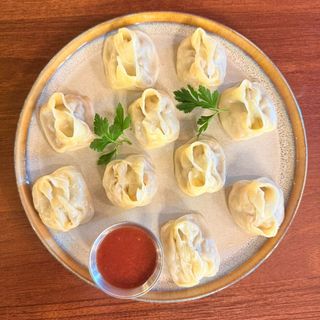 мини манты  с мясом