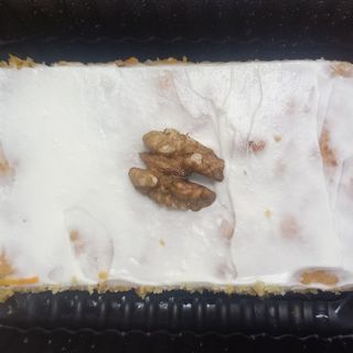 Морковный пирог с орехами 