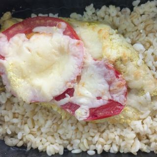 (Булгур) Индейка запечённая под сыром и помидорами 