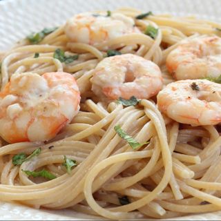 Паста с креветками