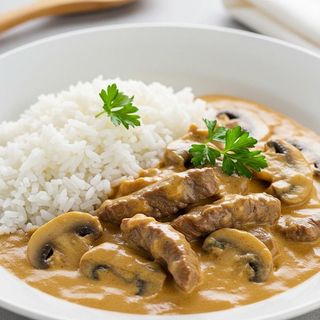 Бефстроганов с грибами (360гр)