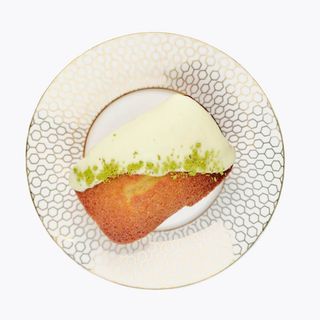 Финансье с белым шоколадом и фисташкой