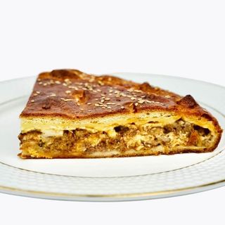 Пирог лазанья с курицей целый