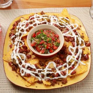 Начос супремо (вегетарианский)