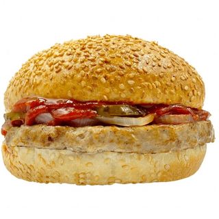 гамбургер с курицей 