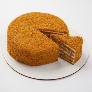 Торт "Медовик с орехами" гранд (900г)