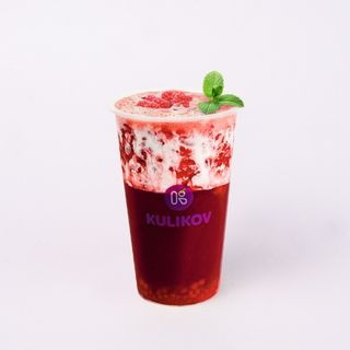 Коктейль "ICE TEA Малина со сливками" 400 мл.