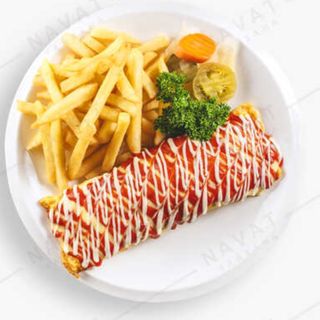 Бризоль с фри (350гр)