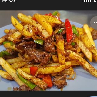 Фри с курицей (350гр)