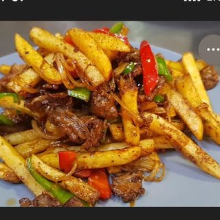 Фри с говядиной (350гр)