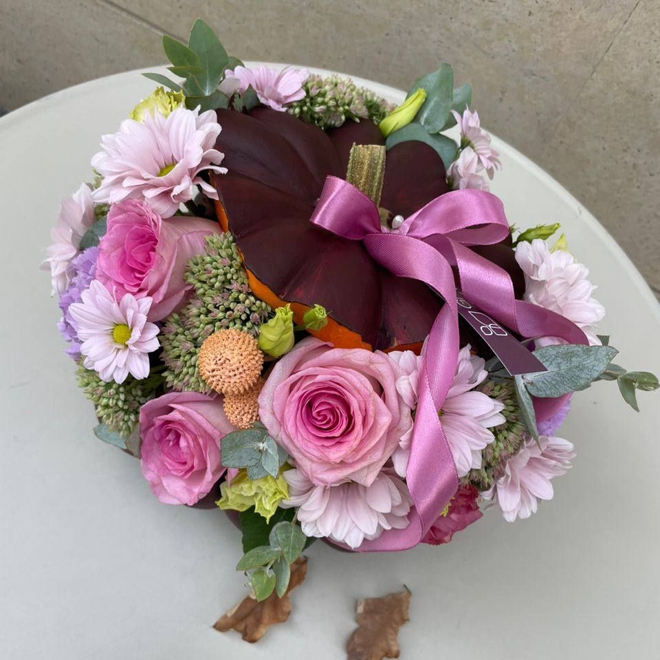 Композиции в тыквах