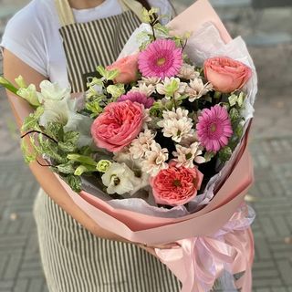 Букет «Розовая гармония»