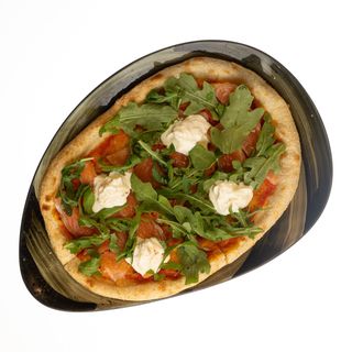 С форелью и страчателлой