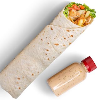 Фреш Дөнер (курица)соус отдельно в баночке