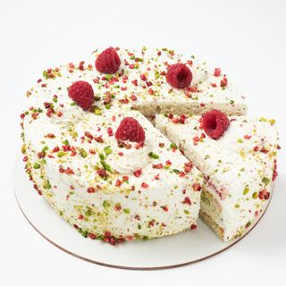 Торт "Фисташковый с малиной" классик (0,680кг)