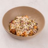 Цветная капуста на гриле с ароматным маслом и муссом из пармезана