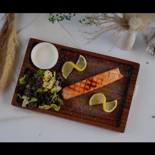 Семга на гриле или на пару