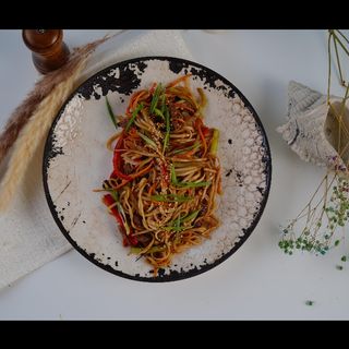 Удон с говядиной