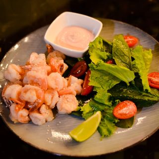 Жареные креветки